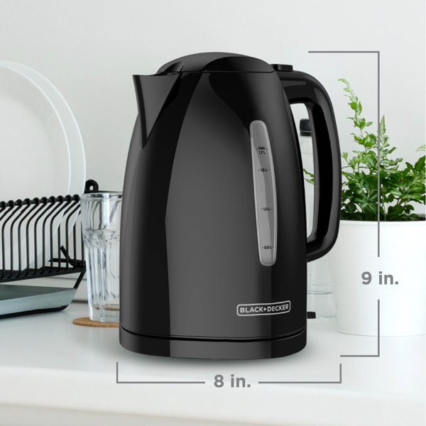 Black + Decker Plastic Electric Tea Kettle & Reviews Wayfair